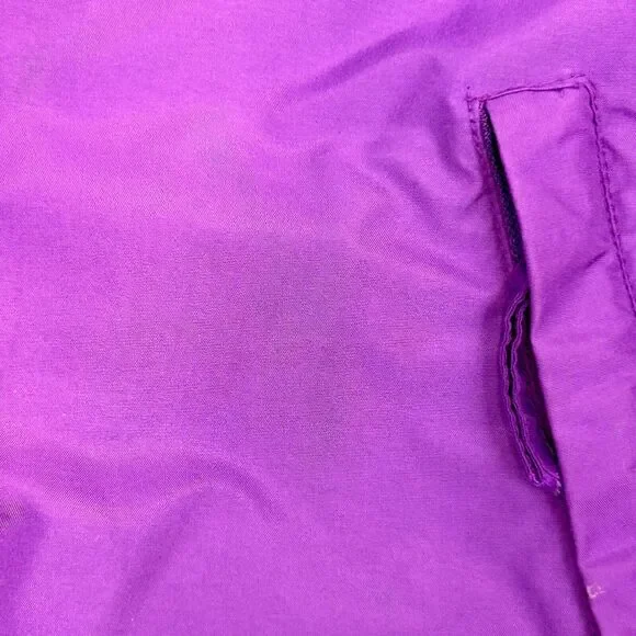 Vintage 90s Steep Slopes Ski Snow Jacket Mens L Large Skier Skiing Purple